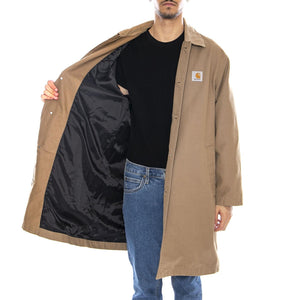 Webster Coat Leather / Leather - Giacca Uomo Marrone I035618.3AF02  CARHARTT WIP 