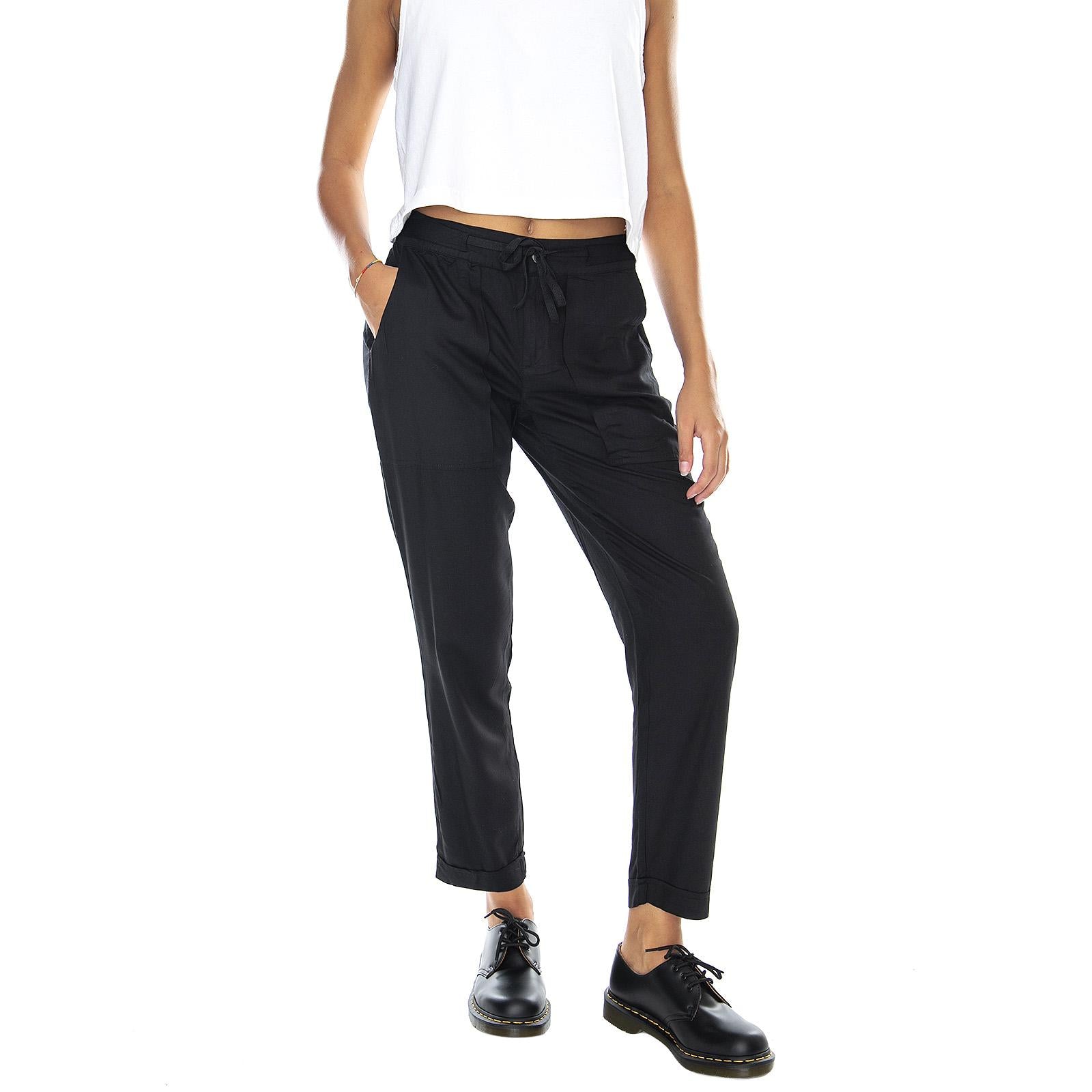 Maja 2 Pants - Black - Pantaloni Donna Neri 117603_4  DESIRES 