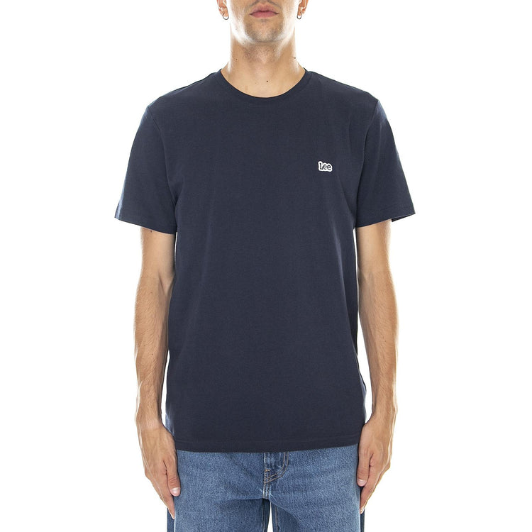Patch Logo - Maglietta Girocollo Uomo Blu L60UFQ35  LEE 