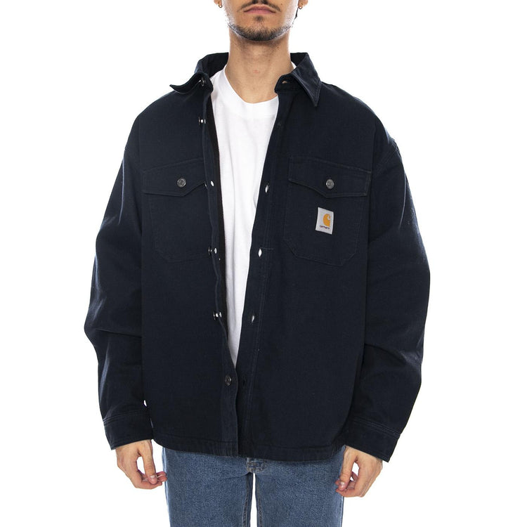 Selby Shirt Jac Deep Night - Camicia Uomo Blu I035305.J0XX  CARHARTT WIP 