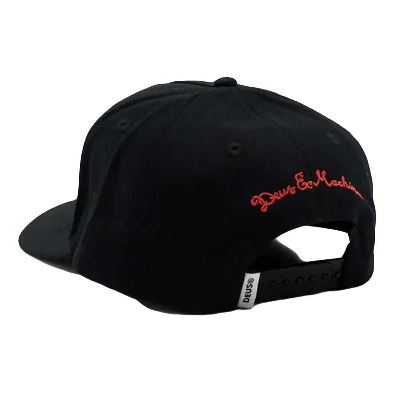 Drop Down Cap Black - Cappellino Nero DMP257957_BLK  DEUS EX MACHINA 
