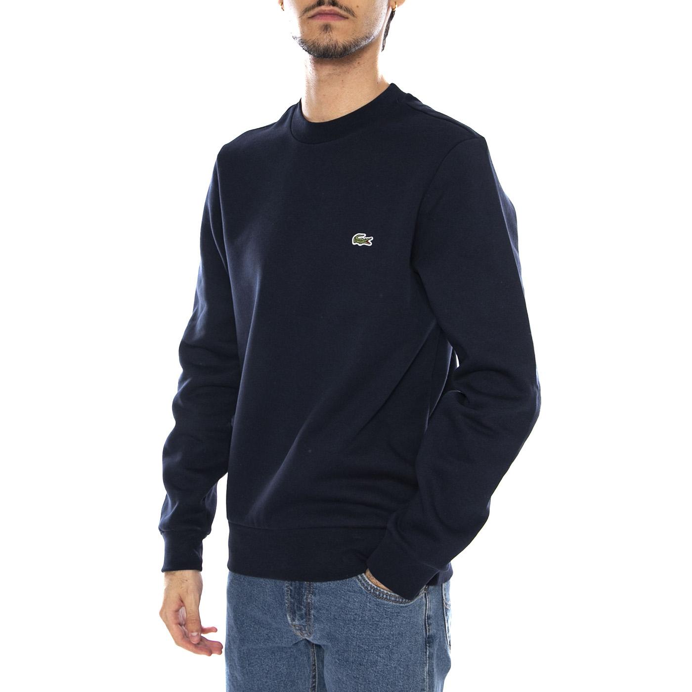 Sweatshirt SH9608-166 - Felpa Girocollo Uomo Blu SH9608-166  LACOSTE 