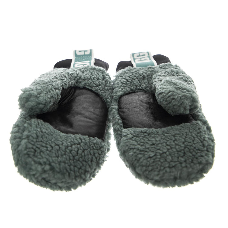 W Sherpa Mitten Logo Tape Aaloe Vera - Guanti / Moffole Verdi UGA21631-AVR  UGG 