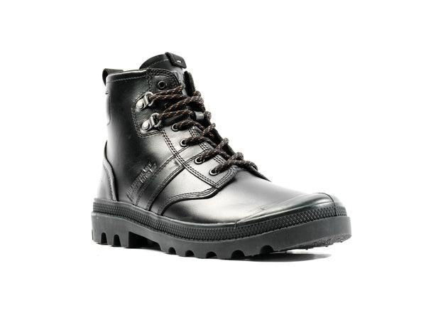 Pallabrousse Tact Lth Black - Scarpe Stringate Profilo Alto Uomo Nere PAS08837-008-M  PALLADIUM 