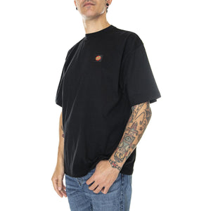 Classic Label T-Shirt Black - Maglietta Girocollo Uomo Nera SCA-TEE-6626  SANTA CRUZ 
