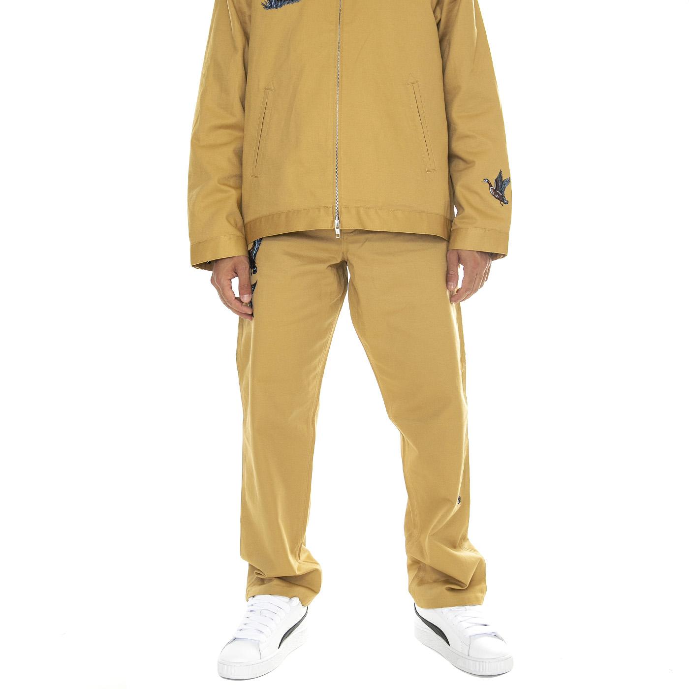 Ducks Single Knee Pant Bourbon - Pantaloni Uomo Marroni I033700.1YHXX  CARHARTT WIP 