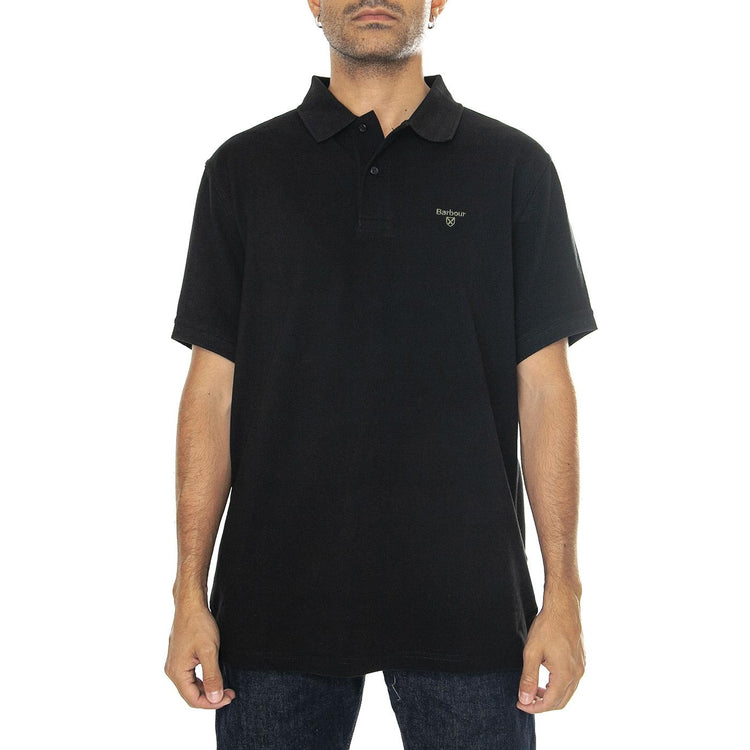 Lightweight Sports Polo Black - Polo Uomo Nera SS24-MML1367-BK31  BARBOUR 