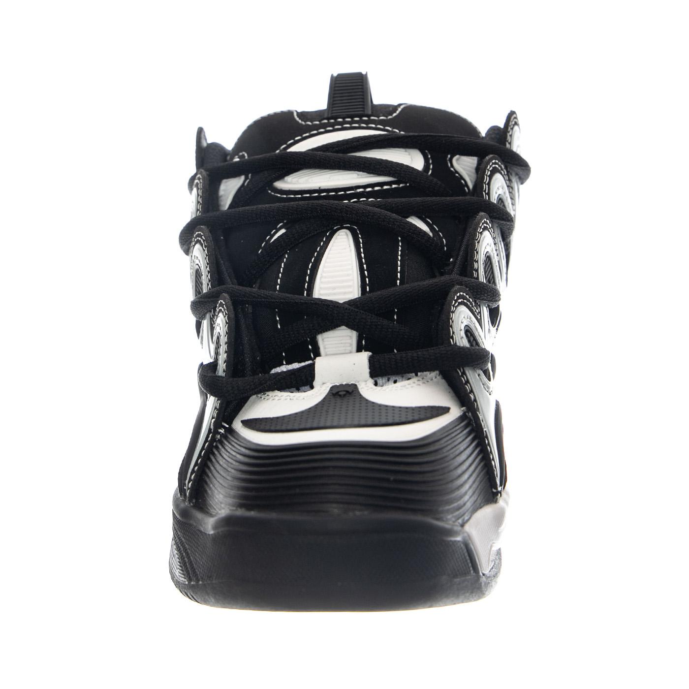 D3 2001 (25th) Footwear Black/White/Red - Scarpe Stringate Uomo Multicolore 1141 OS000146 OSIRIS 