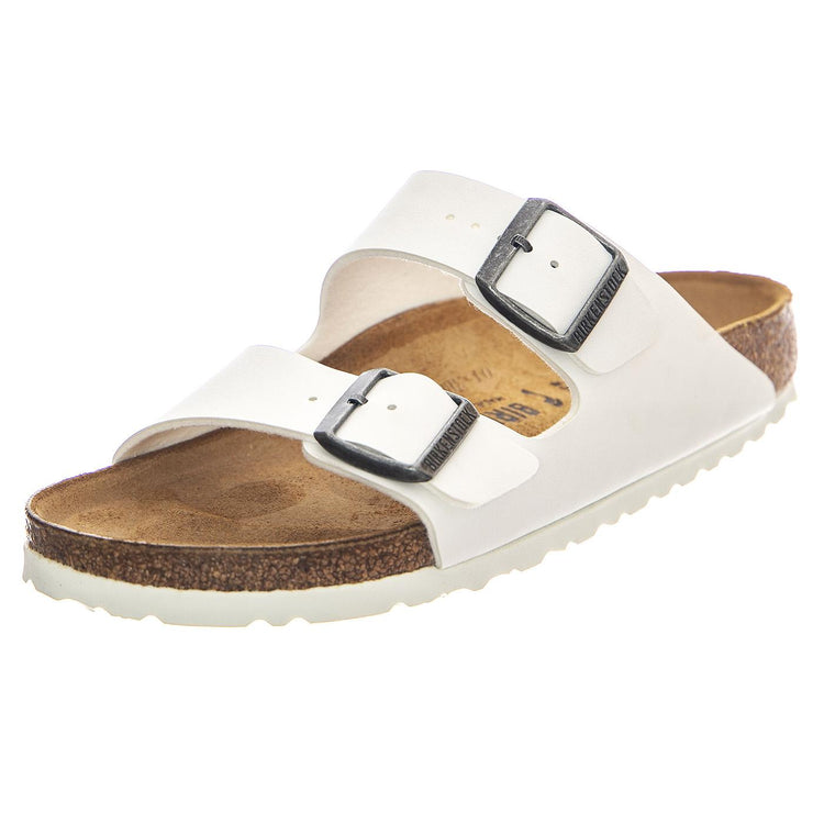 Arizona white Birko Flor - Sandali Uomo / Donna Bianchi 552683  BIRKENSTOCK 
