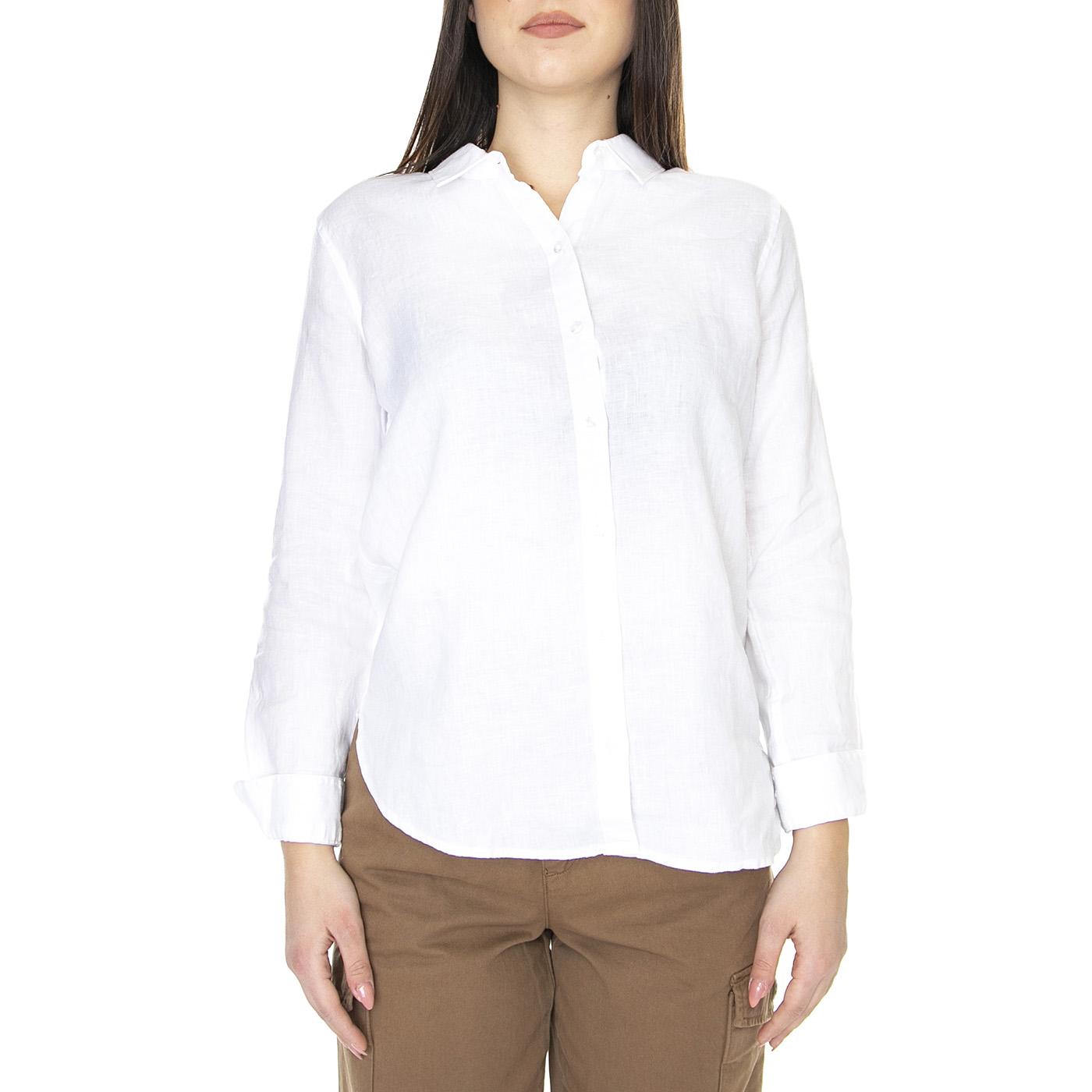 Marine Shirt White - Camicia Donna Bianca LSH1315-WH11-SS23  BARBOUR 