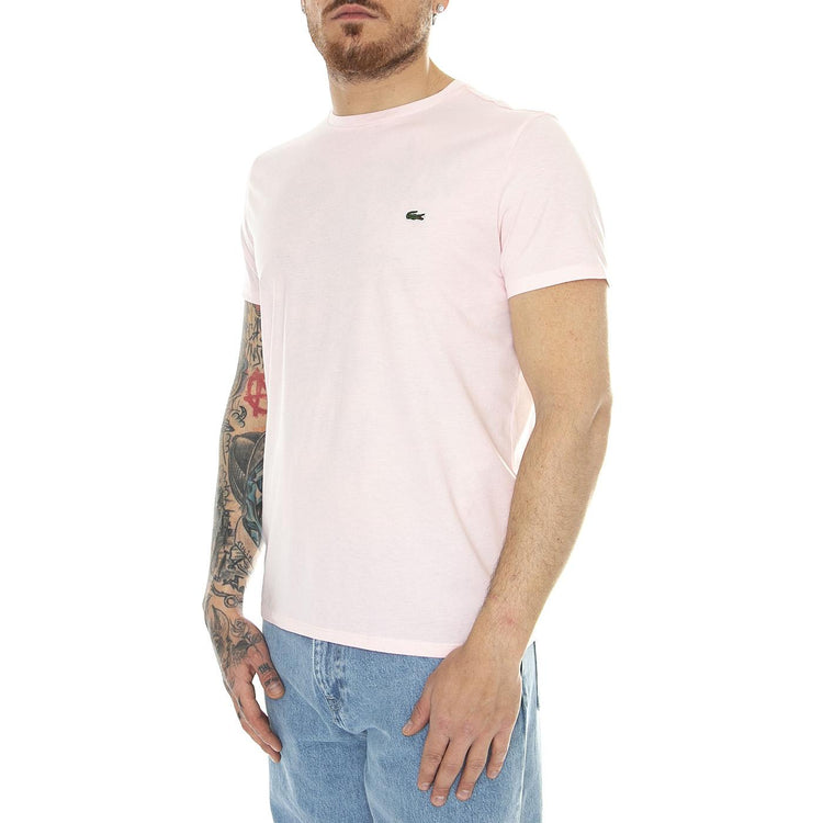 T-Shirt T03 Pink - Maglietta Girocollo Uomo Rosa TH6709-T03  LACOSTE 