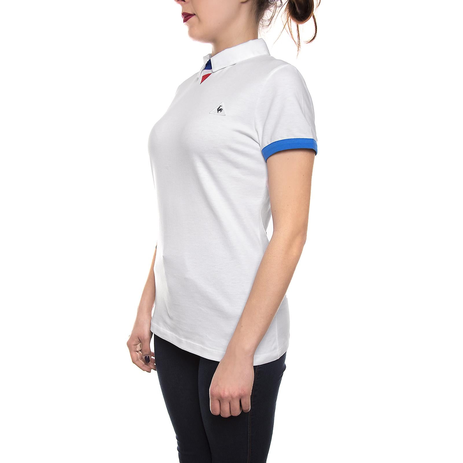 TRI LF Polo SS W optical white 1710950  LE COQ SPORTIF 