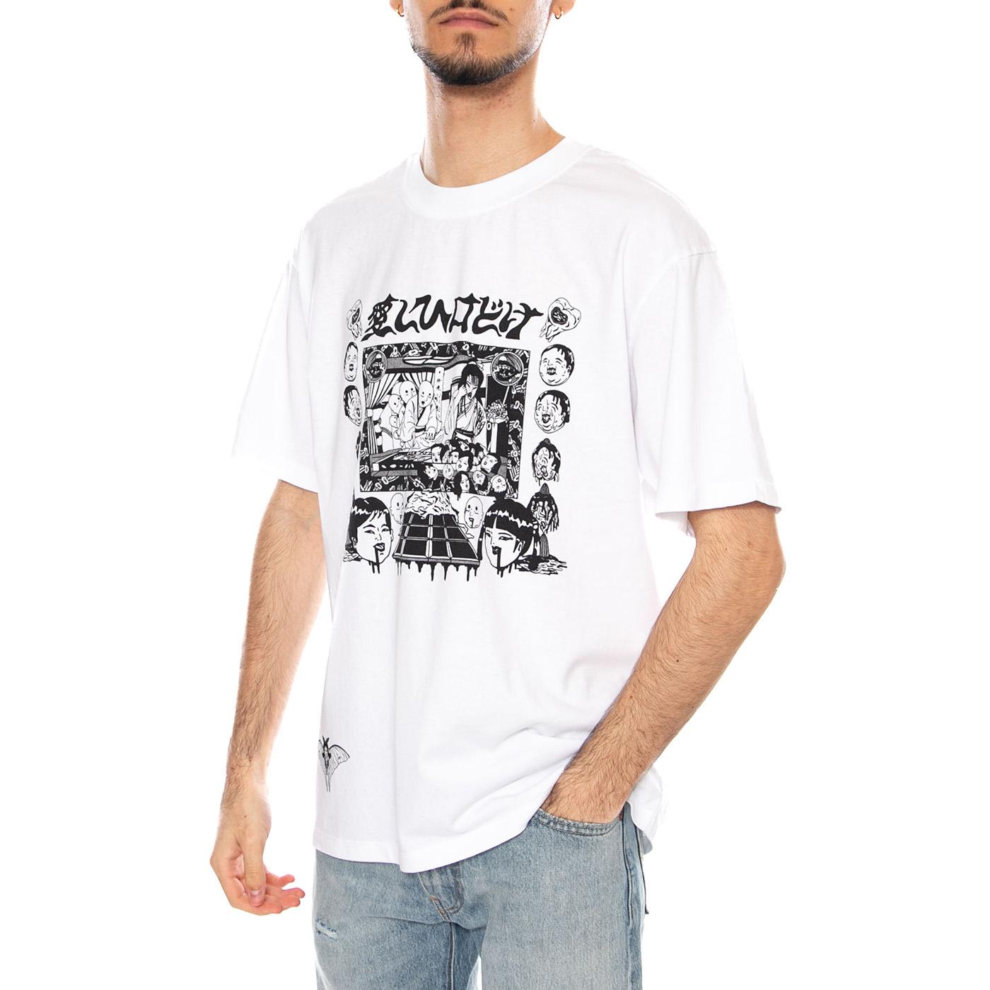 Kouichi Matsuda II TS White - Maglietta Girocollo Uomo Bianca I035034.02.67. 02.67 EDWIN 