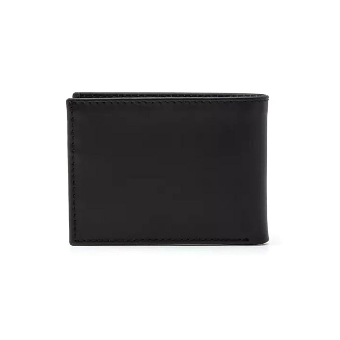 Batwing Bifold ID Caviat Leather Black - Portafogli Nero D5489-0002  LEVIS 