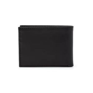 Batwing Bifold ID Caviat Leather Black - Portafogli Nero D5489-0002  LEVIS 