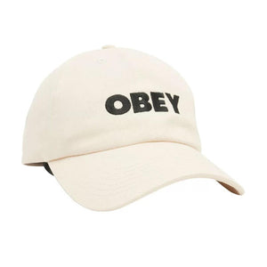 Obey Bold Peace Sign Strapback - Cappellino con Visiera Beige 200140147-UBL  OBEY 