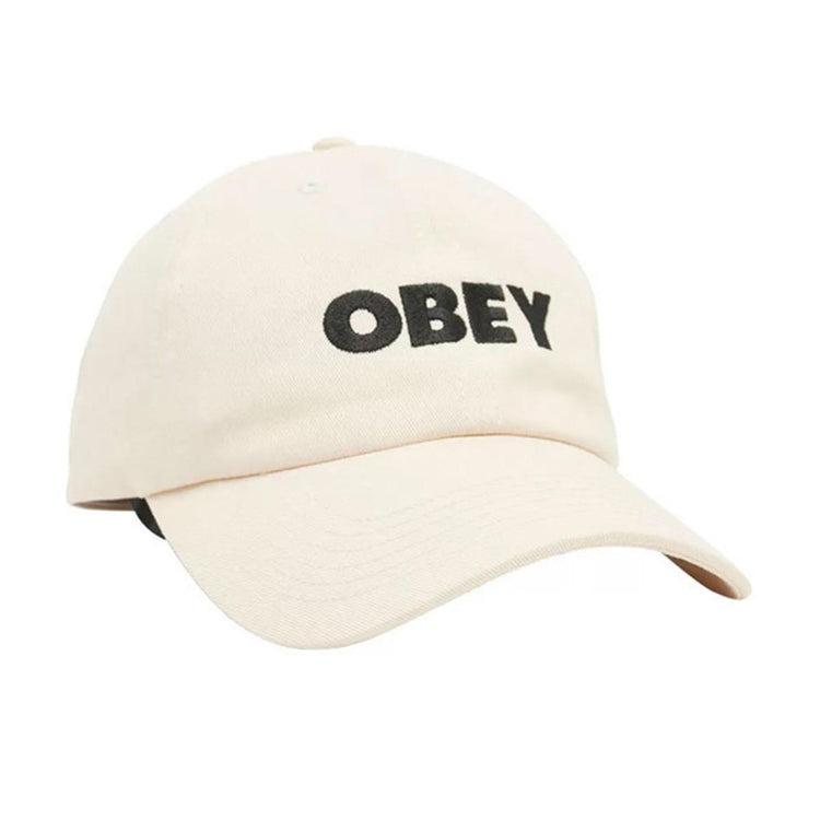 Obey Bold Peace Sign Strapback - Cappellino con Visiera Beige 200140147-UBL  OBEY 