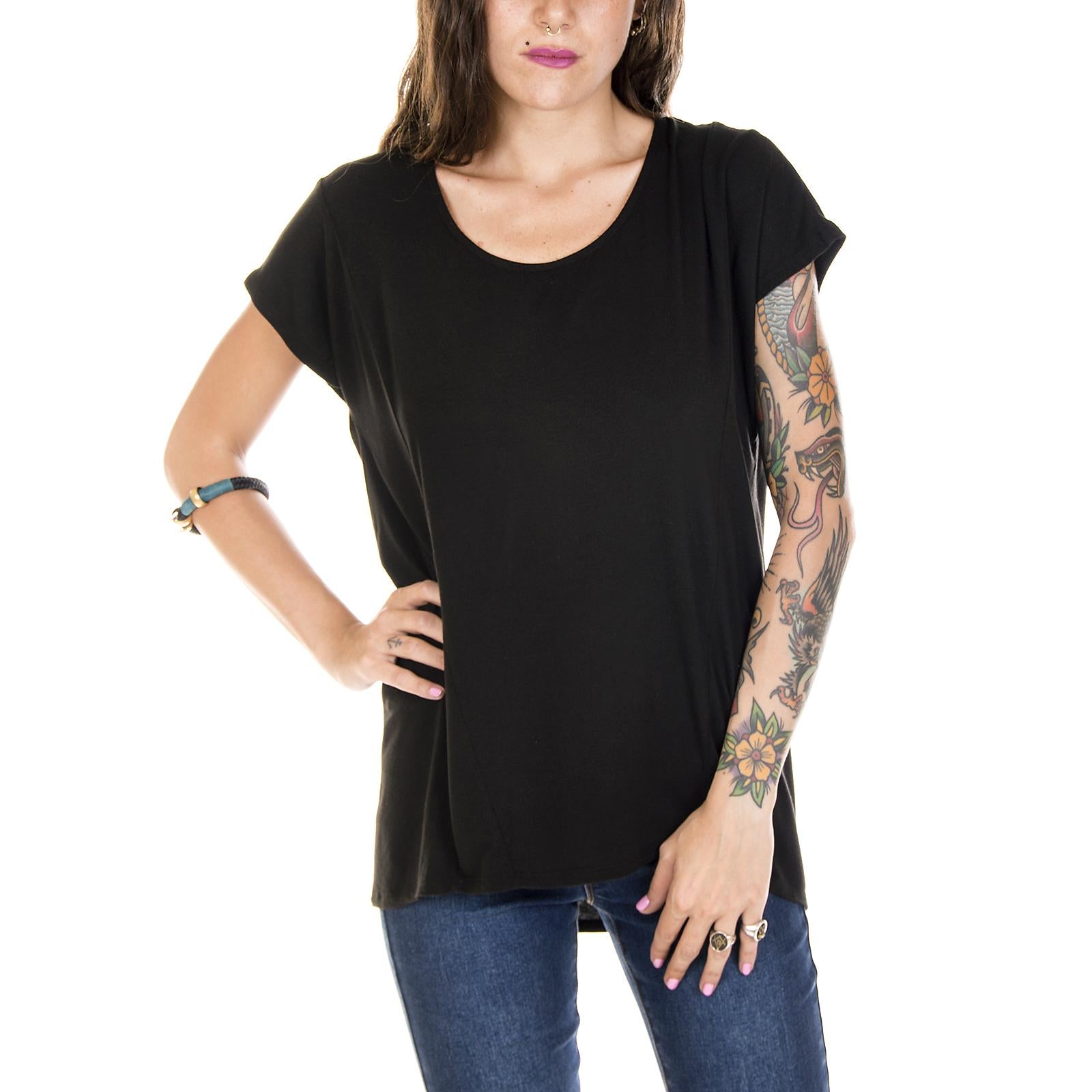 7RY-195 SEVENTH RAY TOP-BLACK GCC7TH RAY TOP-BLK  GROCERIES 