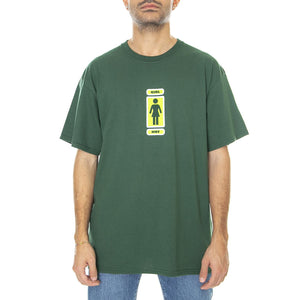 Springwood S/S Tee Forest Green - Maglietta Girocollo Uomo Verde TS02047-FOGRN  HUF 