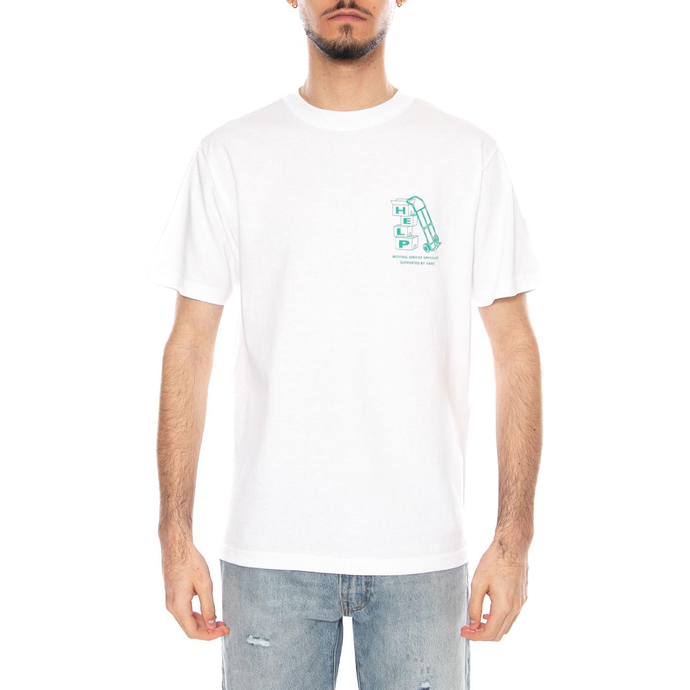 Moving Co SS White - Maglietta Girocollo Uomo Bianca VN000PCQ WHT1 VANS 