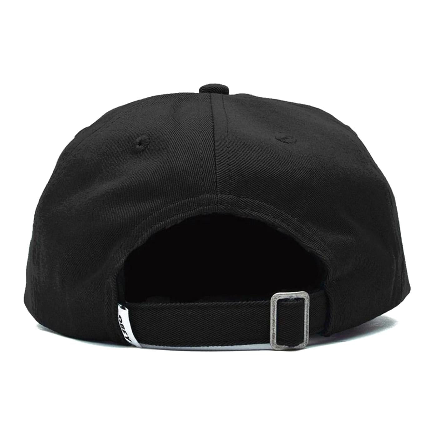 Bold Organic 6 Panel Strapback - Cappellino con Visiera Nero 100580256 BLK OBEY 