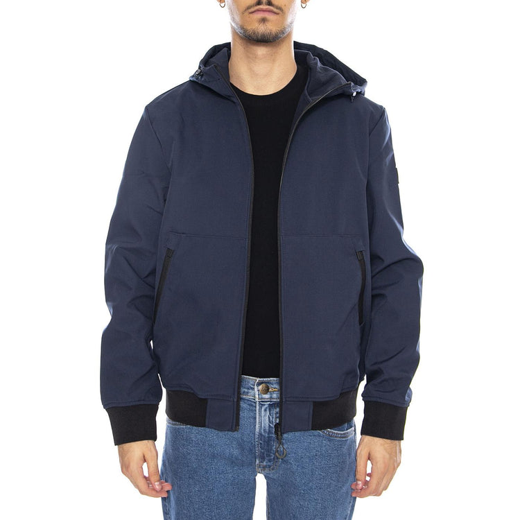 Bowie Sofshell Bomber Noos Jacket Navy Blazer - Giacca con Cappuccio Uomo Blu Scuro 22029276-4863098  ONLY & SONS 