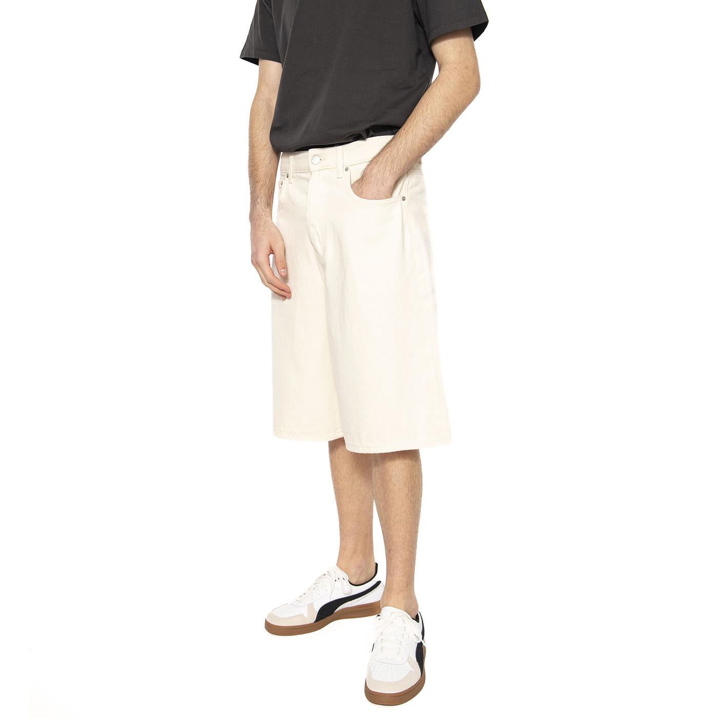 Carl Balloon Ecru 4145 Pim Denim Shorts Ecru - Bermuda Uomo Bianchi 22034145-4770064  ONLY & SONS 