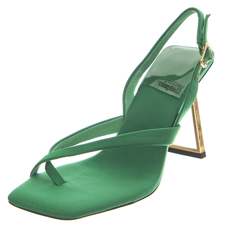 Mercantile Green Neonprene Gold - Sandaldi Donna Verdi JCSR808T-203-002-GRN  JEFFREY CAMPBELL 