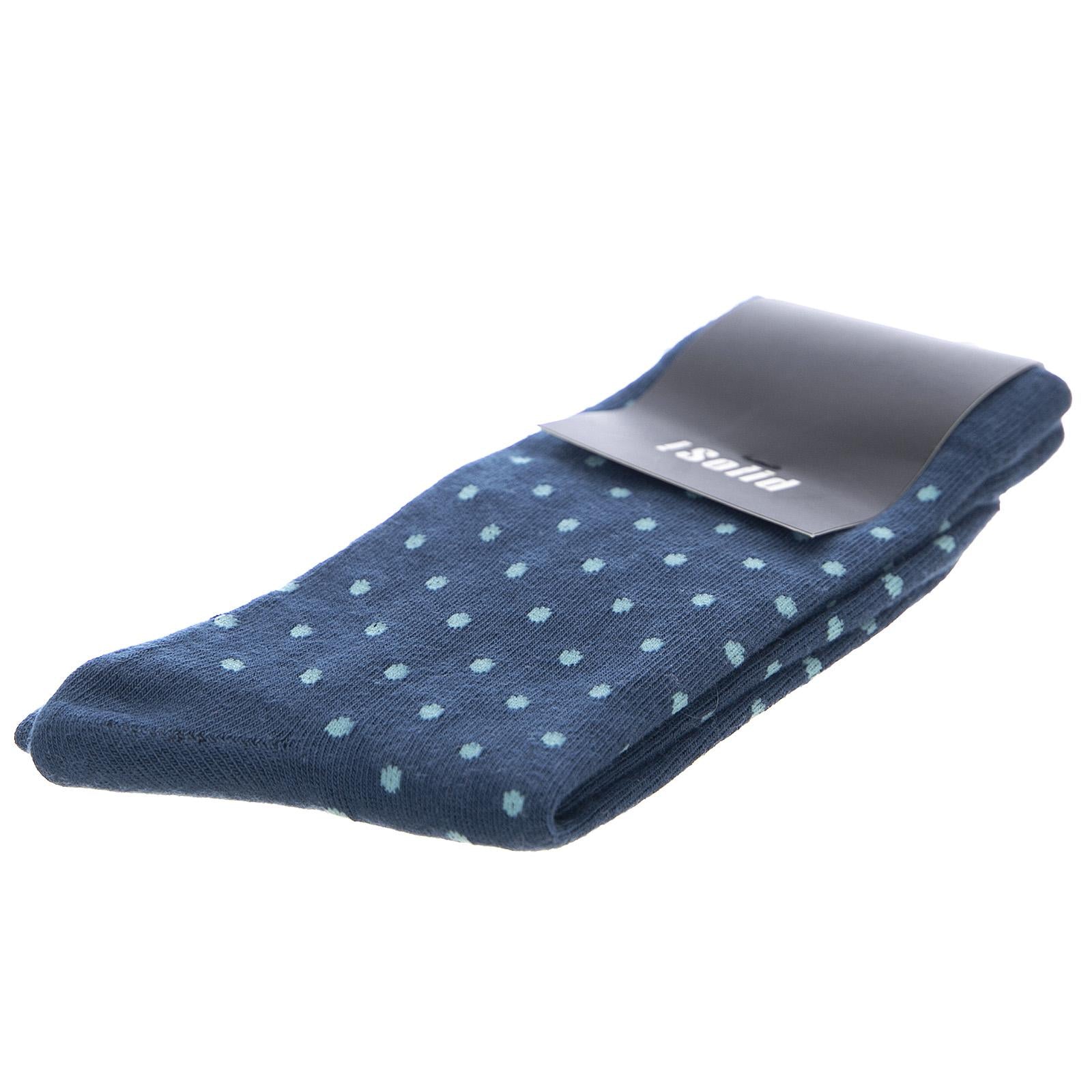 Dash 1855 Socks - Majolica Blue - Calzini Blu 6161620-1855 MAJOLICA B  SOLID 