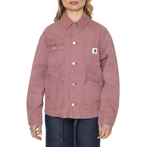 W' OG Michigan Coat Dusky Pink / Dusky Pink - Giacca Donna Viola I034843.2R74O  CARHARTT WIP 