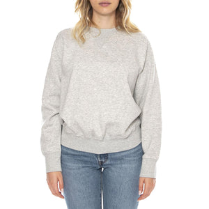Raglan Crew SWS Grey Heather -- Maglione Donna Grigia 112371560 . LEE 