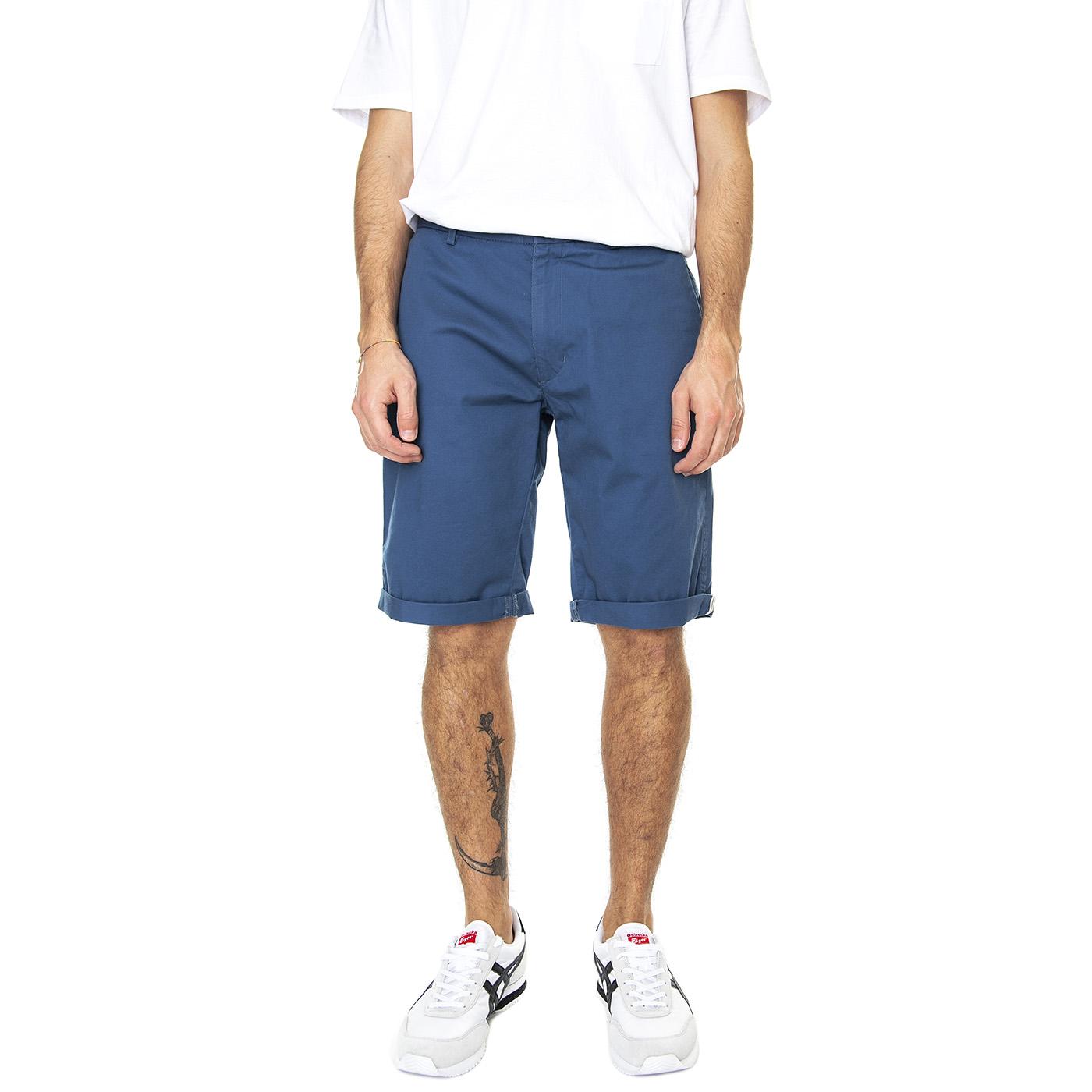Signature Chino Short Indigo - Bermuda Uomo Blu 65091-180  BEN SHERMAN 