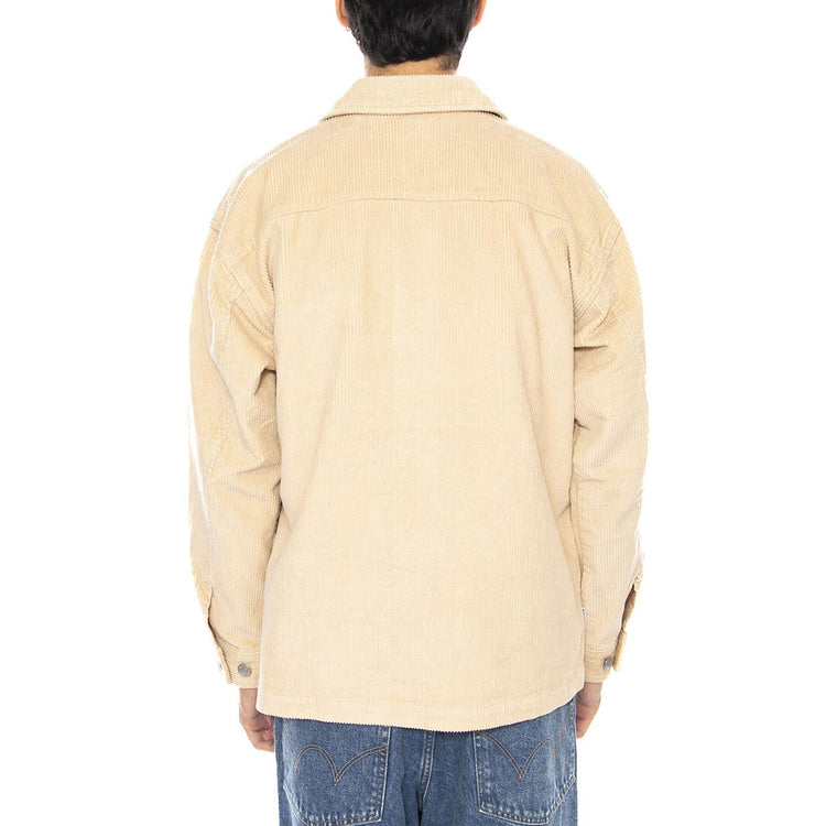 Benny Cord Shirt Jacke Irish Cream - Giacca / Camicia Uomo Beige 121160050 IRC OBEY 