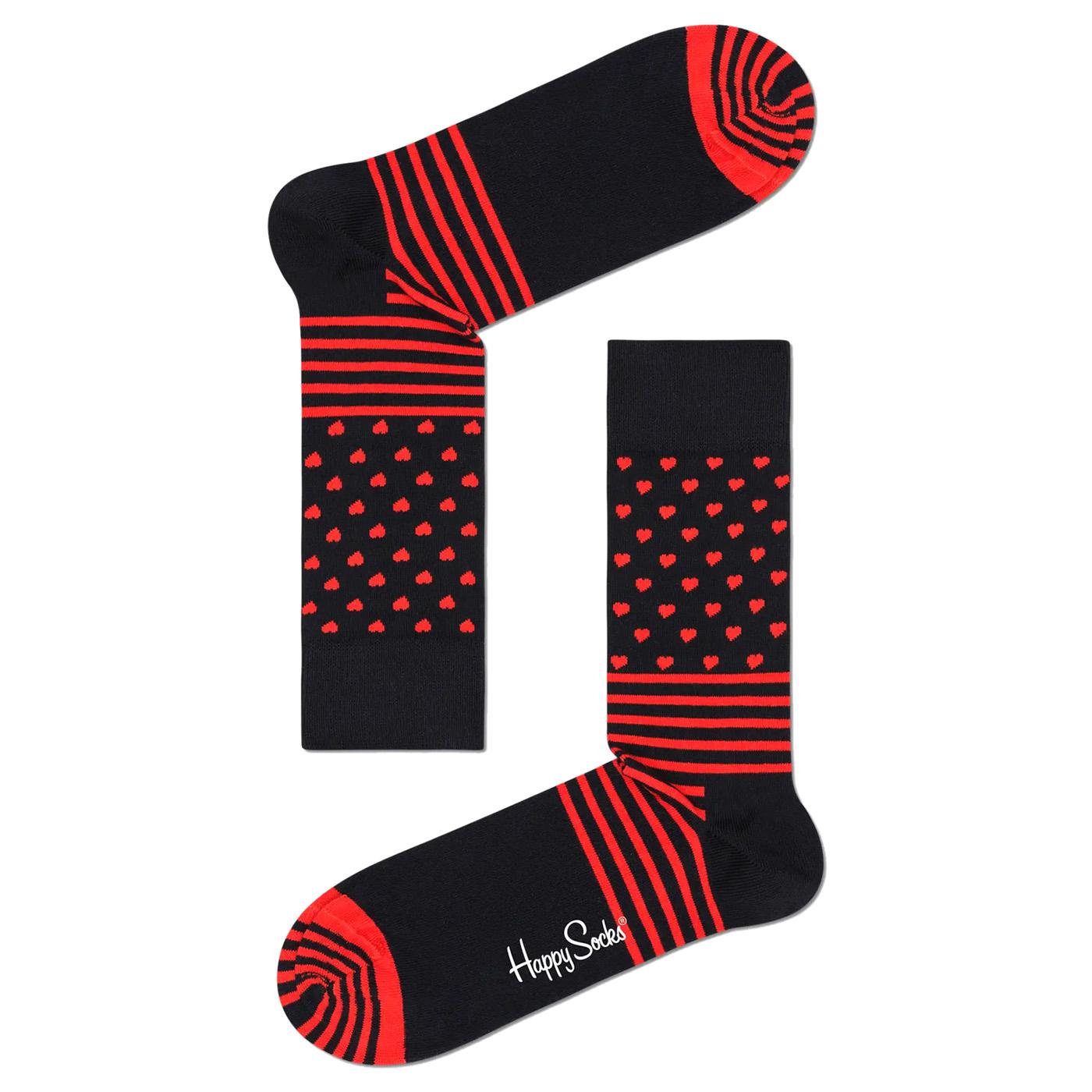 2-Pack I Heart You Socks Gift Set 9350 - Set da Due Paia di Calzini Multicolore XVAL02-9350  HAPPY SOCKS 