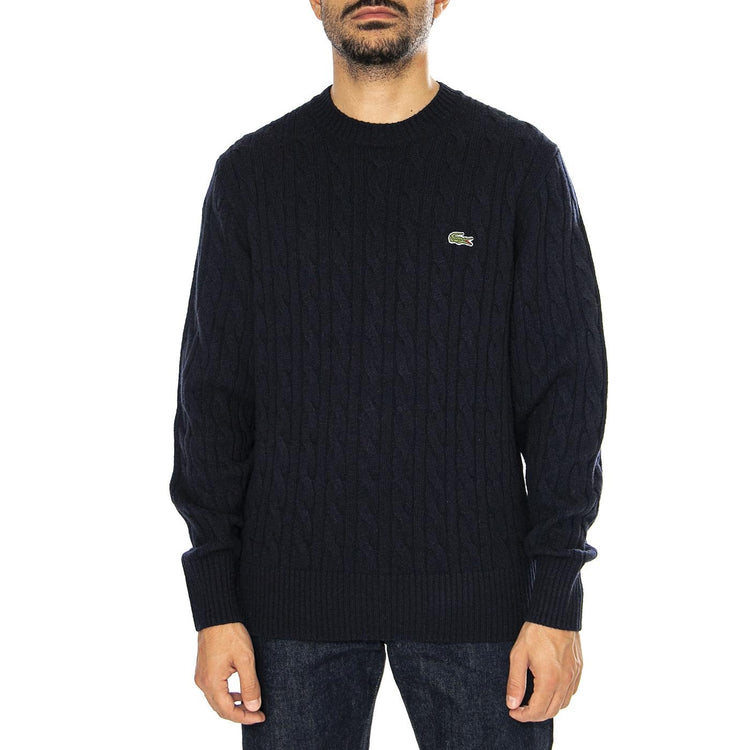 Pullover AH2924-166 - Maglione Girocollo Uomo Blu AH2924-166  LACOSTE 