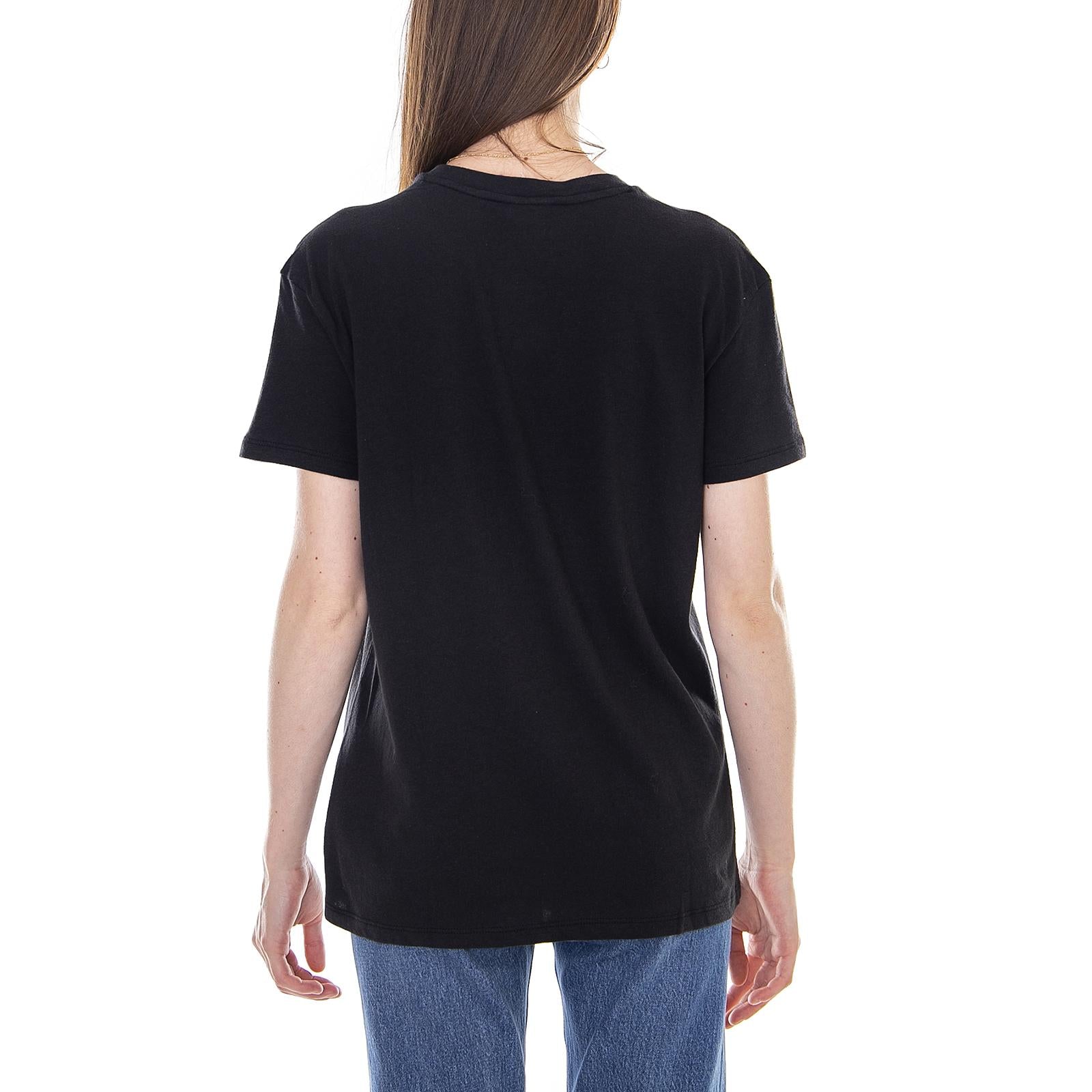 W Boyfriend Vans X Karl Lagerfeld - Black - Maglietta Girocollo Donna Nera VA3D84BLK  VANS 