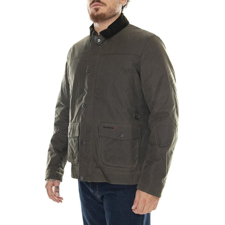 M' Brunden Wax Beech - Giacca Invernale Uomo Verde MWX2194-SN72-FW23  BARBOUR 