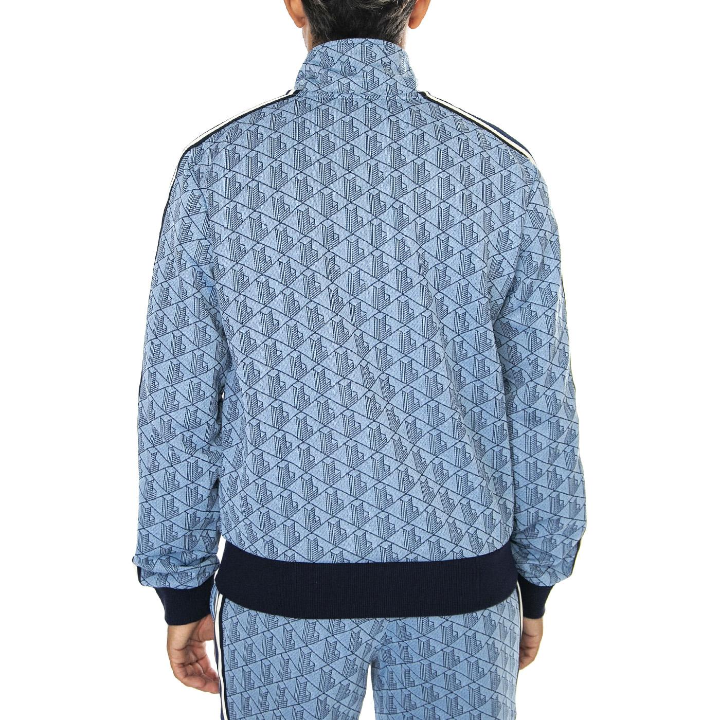 Sweatshirt SH1368-I8K Multicolor - Felpa con Zip Uomo Blu SH1368-I8K  LACOSTE 