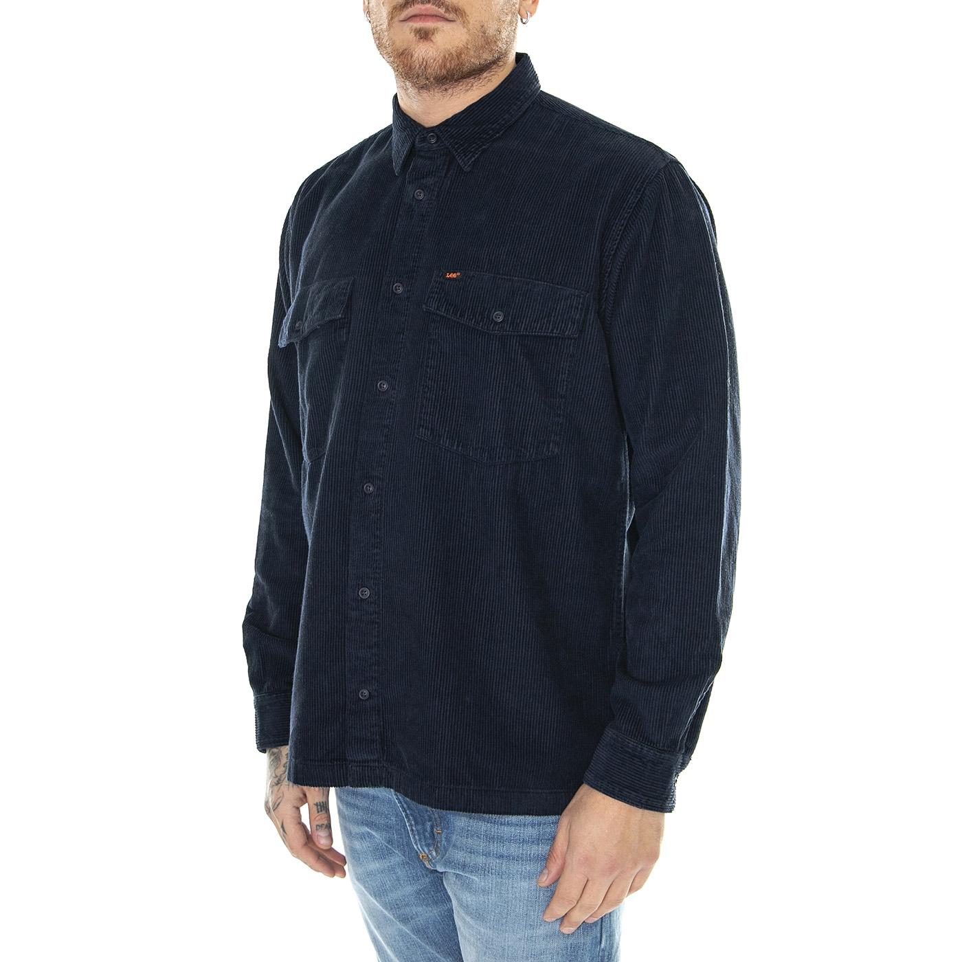 LS Chetopa Shirt Sky Captain - Camicia Uomo Blu 112342639  LEE 