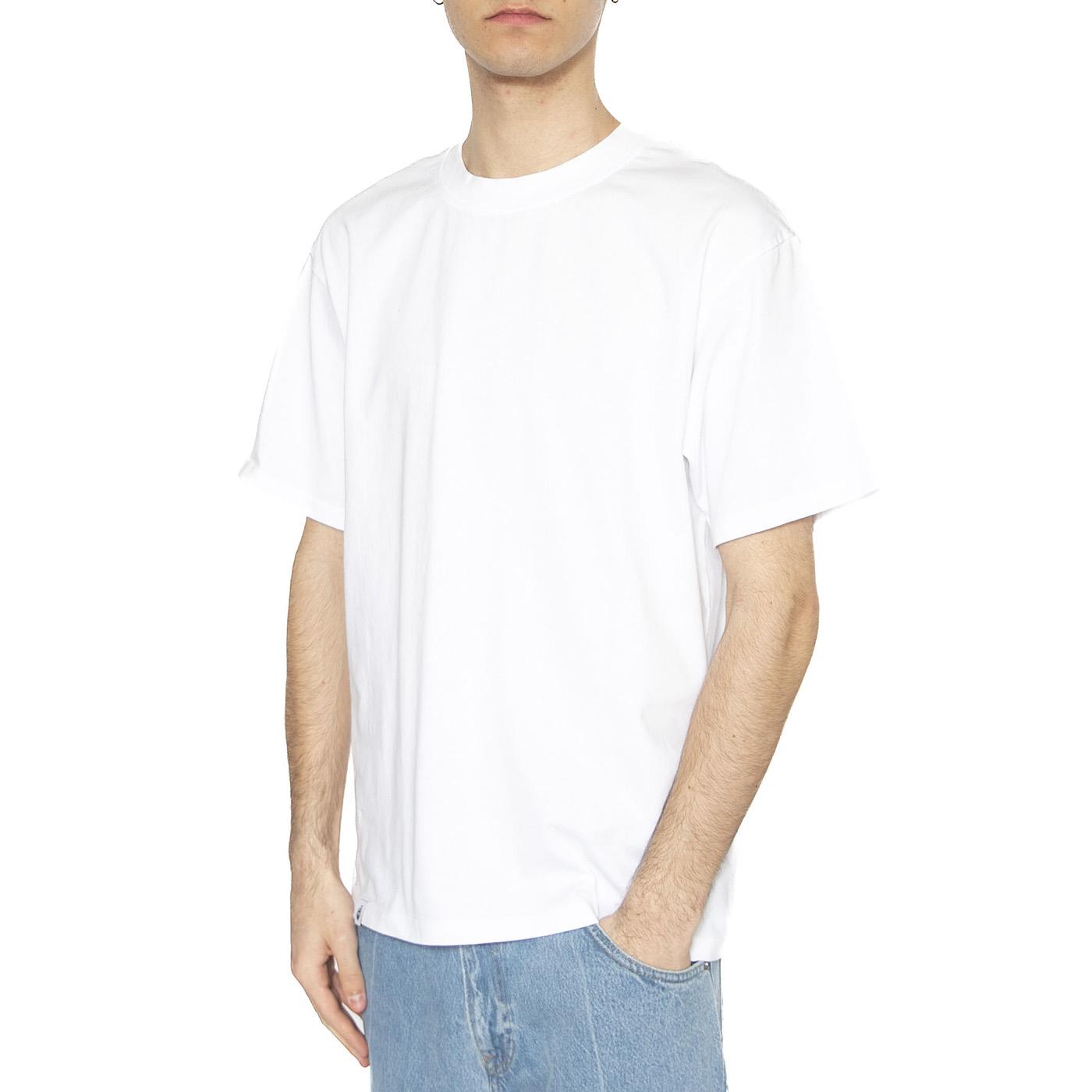 Oversize Basic Ts White - Maglietta Girocollo Uomo Bianca I035016.02.67. 02,67 EDWIN 