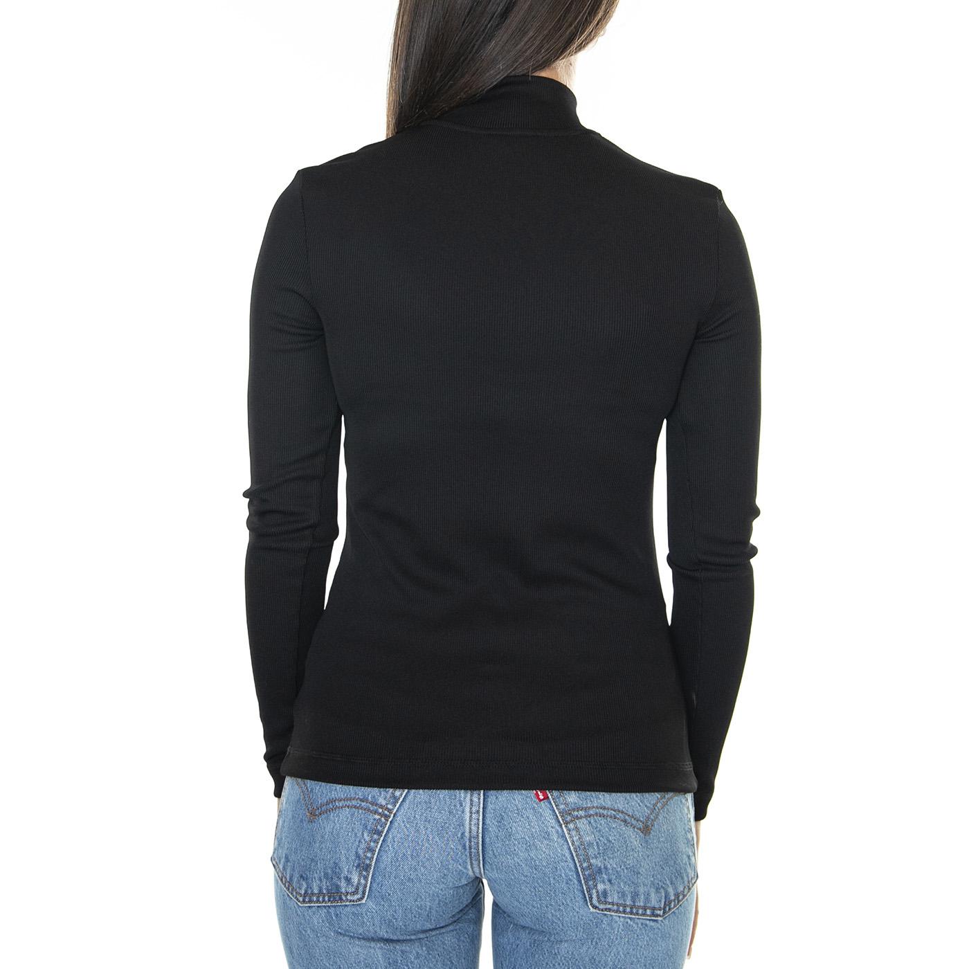 Maglietta M/L DF0885-031 Black - Maglia Donna Nera DF0885-031  LACOSTE 