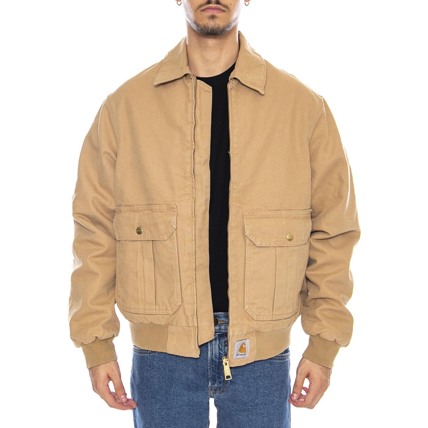 Stanton Jacket Dusty H Brown - Giacca Uomo Marrone I035617.07E06  CARHARTT WIP 