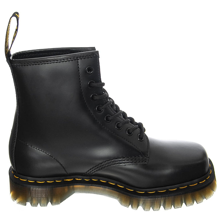 1460 Bex Squared Black Polished Smooth - Stivali Donna Neri 27886001  DR.MARTENS 