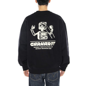 Wiptopia Sweat -- Felpa Uomo Nera I035644.89XX . CARHARTT WIP 