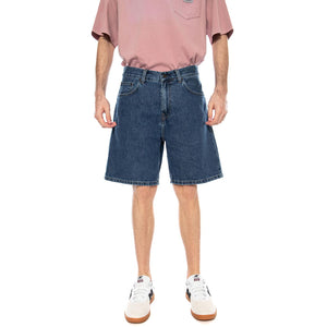 Nolan Short Blue - Bermuda Denim Jeans Uomo Blu I034869 0160 CARHARTT WIP 