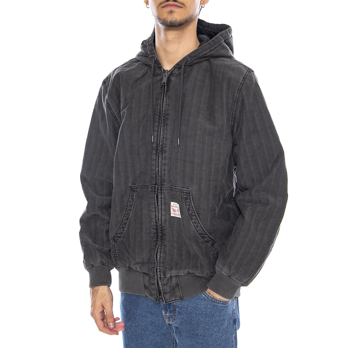 Potrero Denim Hoodie Double Duty Black - Giacca con Cappuccio Uomo Nera A3222-0015  LEVIS 