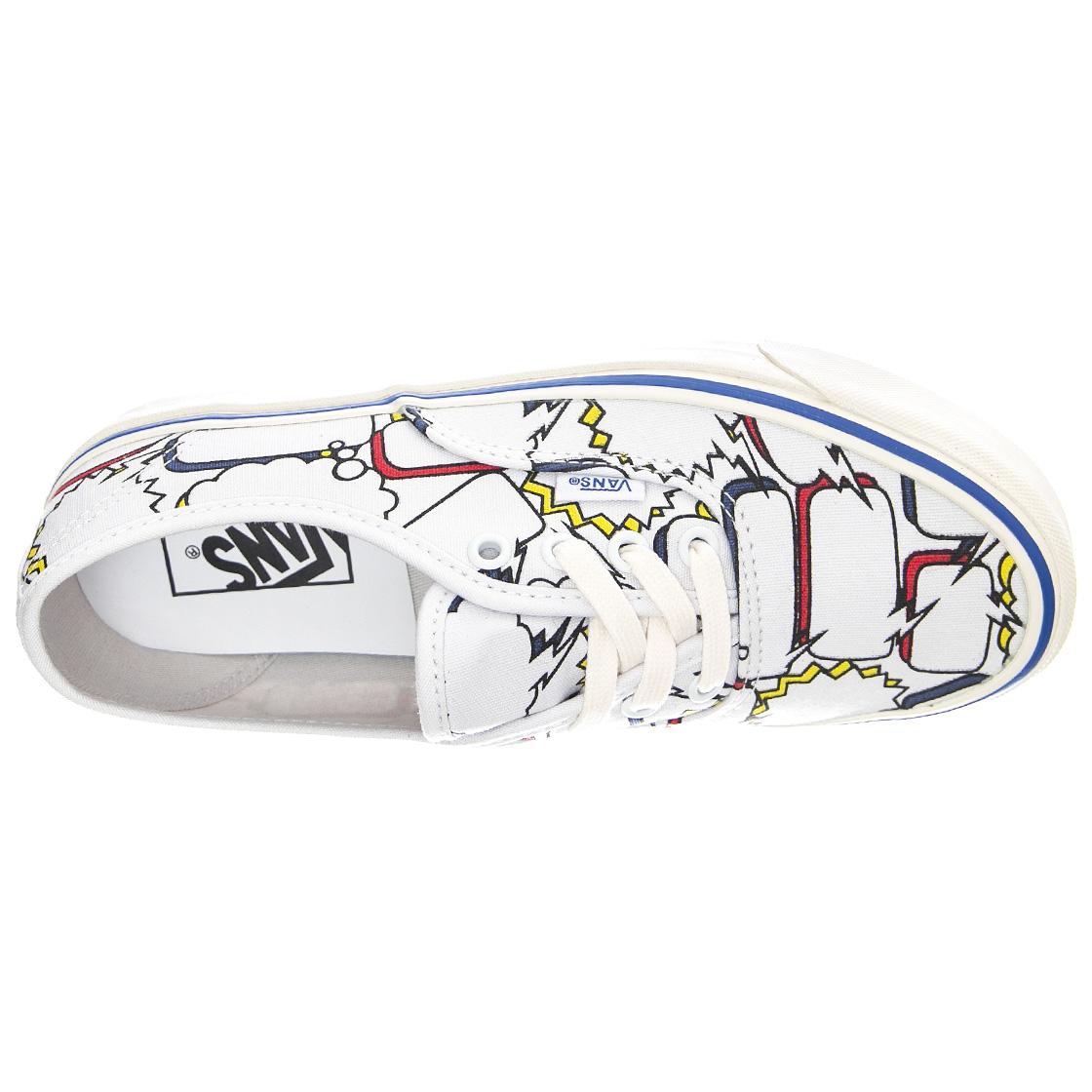 UA Authentic 44 DX (Anaheim Factory) Bubbles/ Multi - Scarpe Stringate Profilo Basso Uomo Bianche / Multi VN0A5KX4AVT1  VANS 