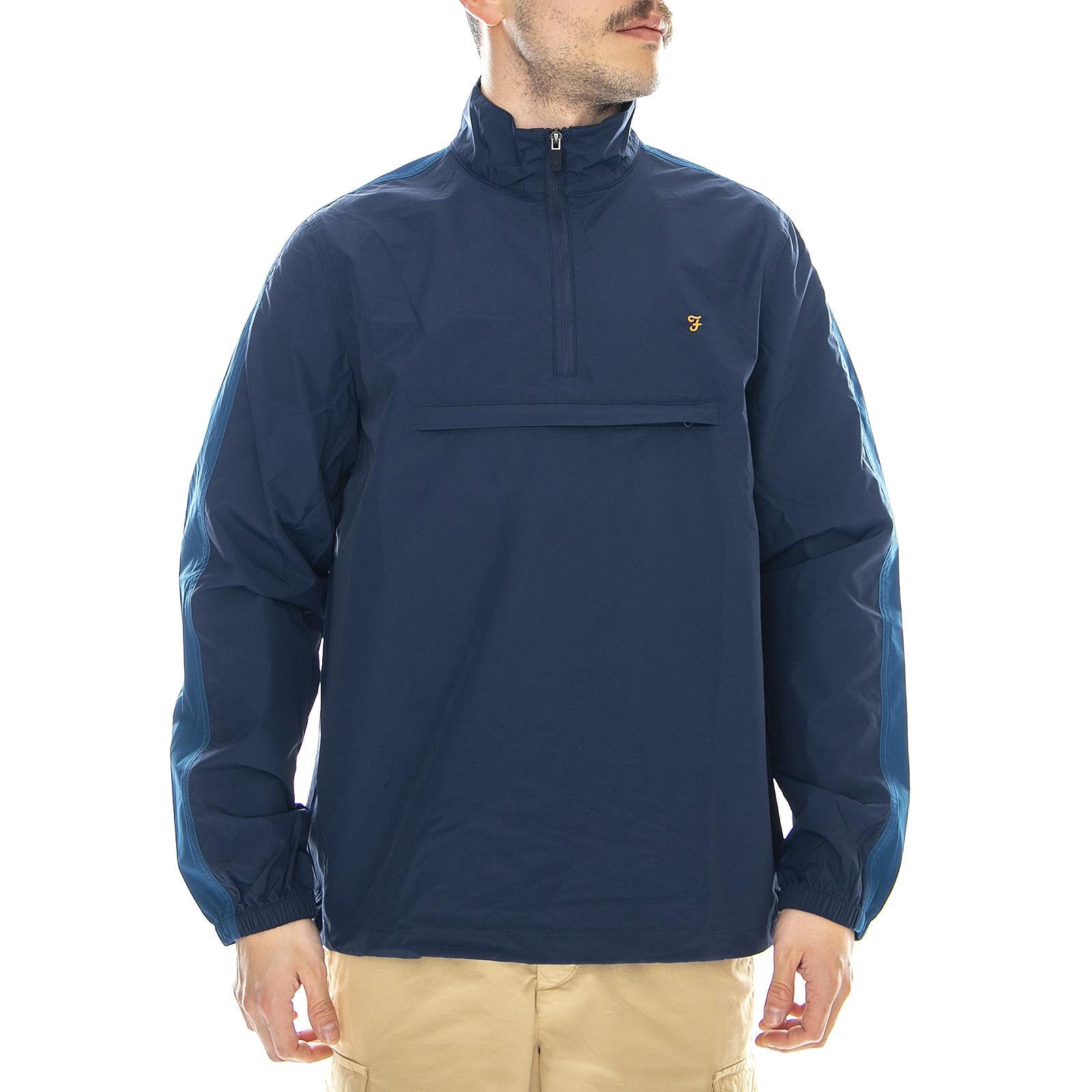 Donnelly Overhead Sol Jacket - Yale Blue - Giacca Estiva Uomo Blu F4RS7005-996  FARAH 