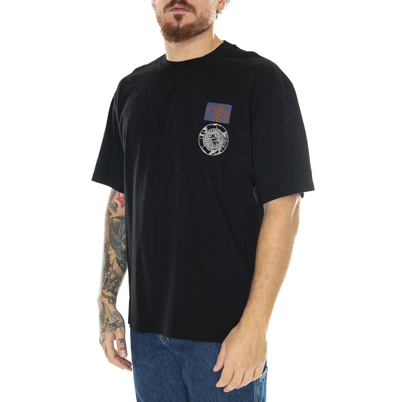 Jonathan Castro TS Black - Maglietta Girocollo Uomo Nera I032619.89.67.  EDWIN 