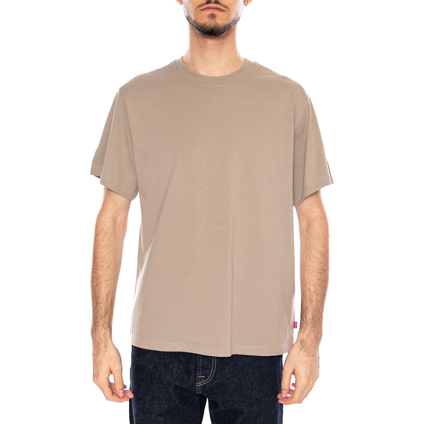 Softee - Vintage Khaki Tan - Maglietta Girocollo Uomo Verde 005GZ 0011 LEVIS 